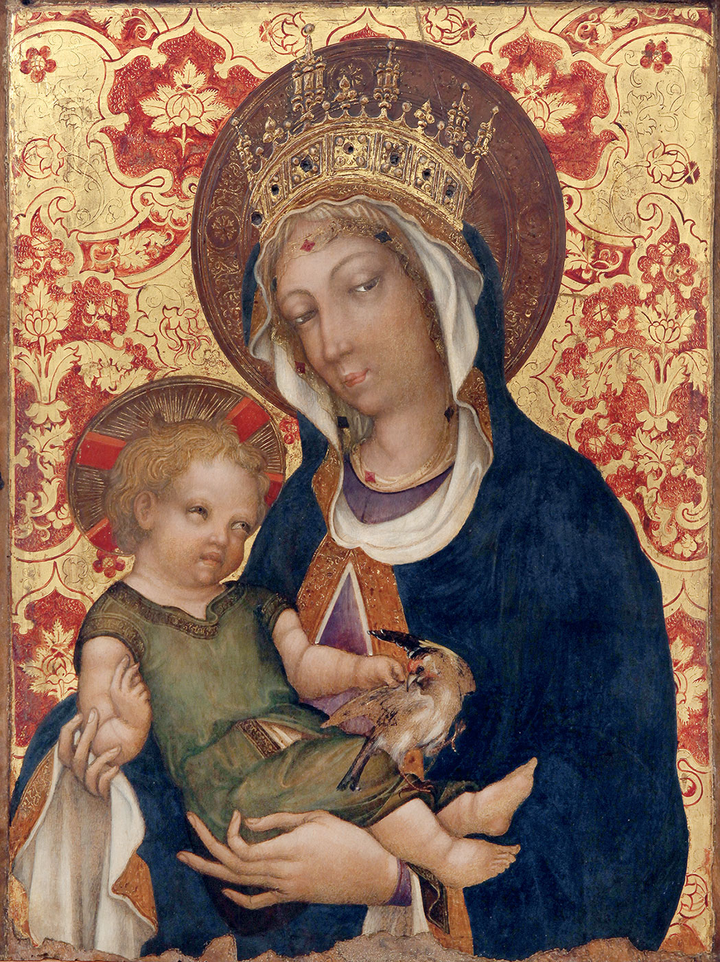 Michele Giambono, <i>Virgin and Child with Goldfinch</i>