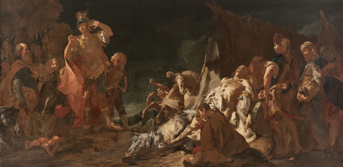 Giambattista Piazzetta, <i>Death of Darius</i>