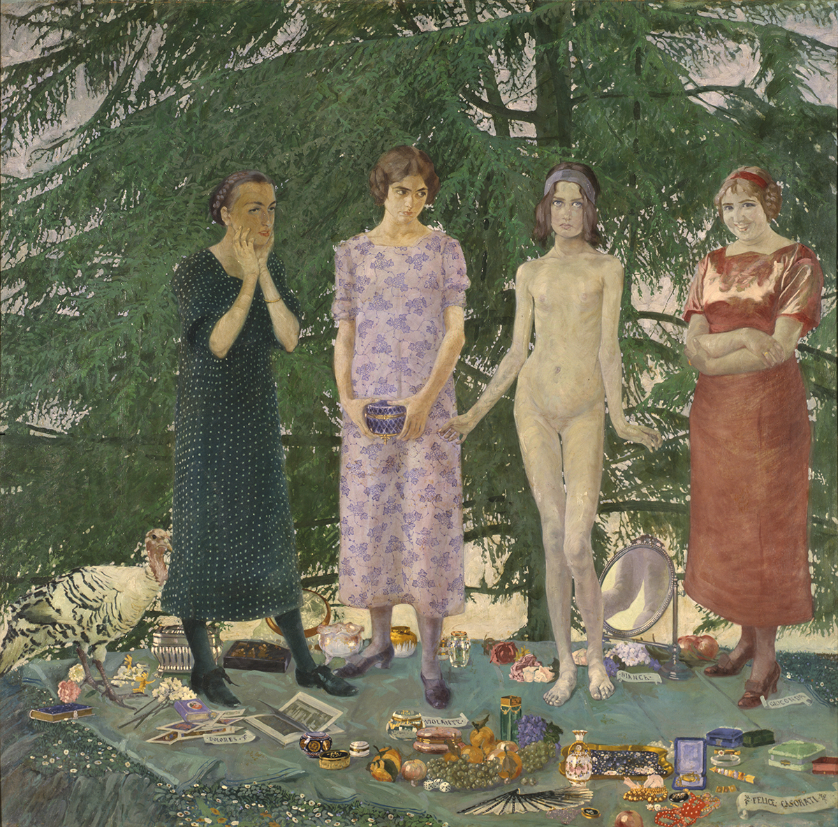 Felice Casorati, <i>The Young Maidens</i>