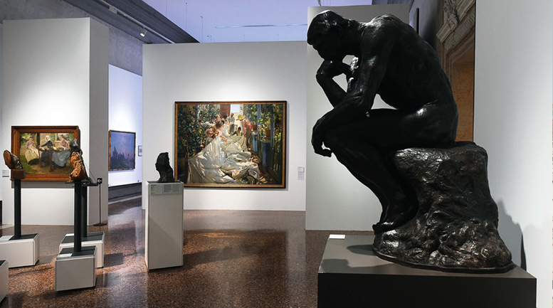 veduta sala di ca' pesaro