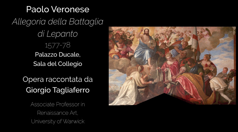 Copertina Arte di guardare, Allegoria della battaglia di lepanto