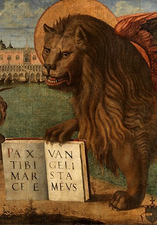 Dettaglio del Leone di Carpaccio