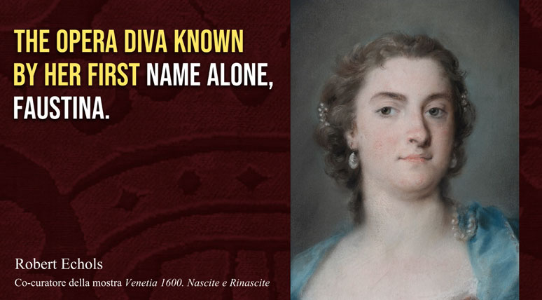 grafica Rosalba Carriera, Ritratto di Faustina Bordoni