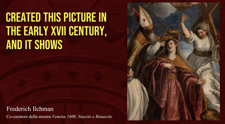 grafica Palma il Giovane, San Magno incorona Venezia