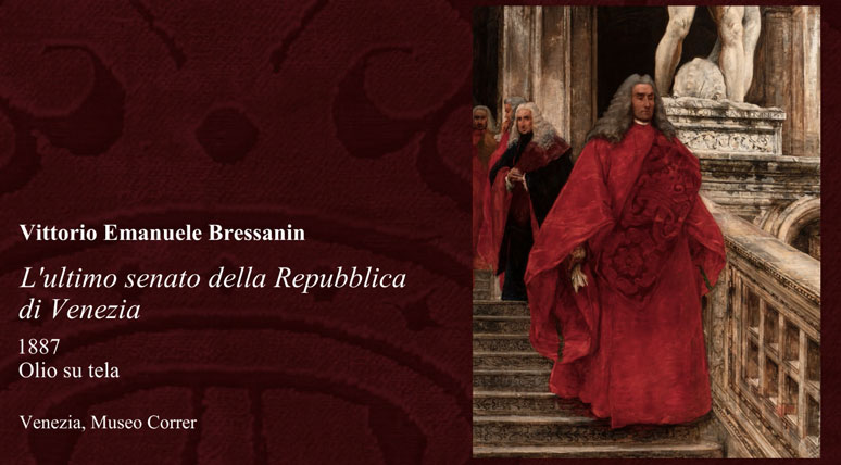 grafica Vittorio Emanuele Bressanin, L’ultimo senato della Repubblica di Venezia