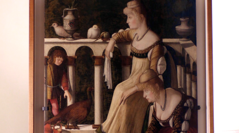 Copertina Scrigni veneziani, le due dame