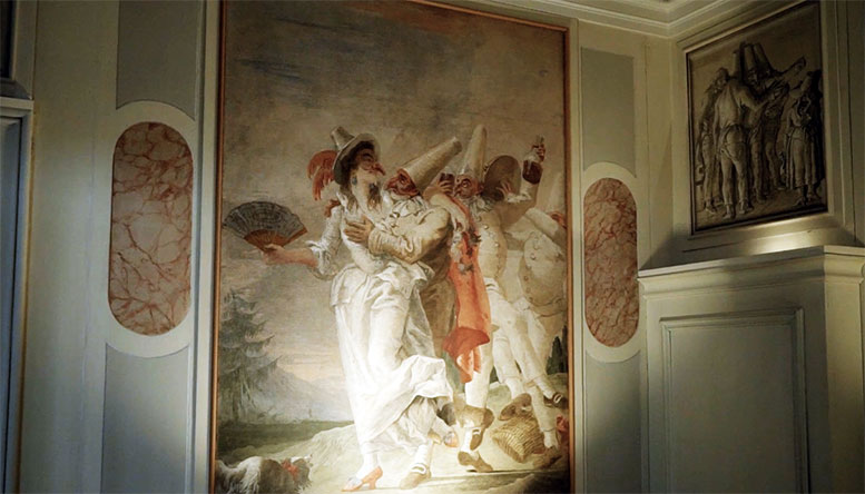 Copertina Scrigni veneziani, Pulcinella