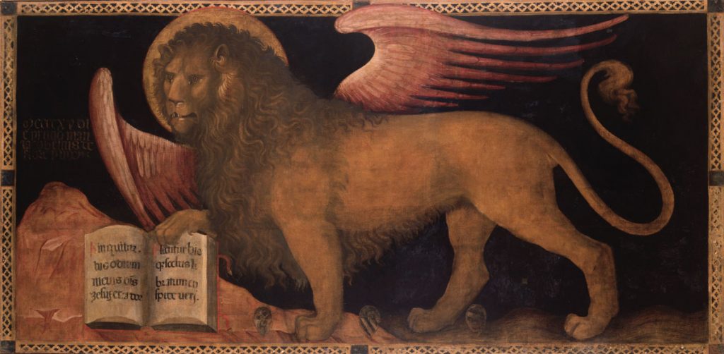 Leone andante di Jacobello del fiore