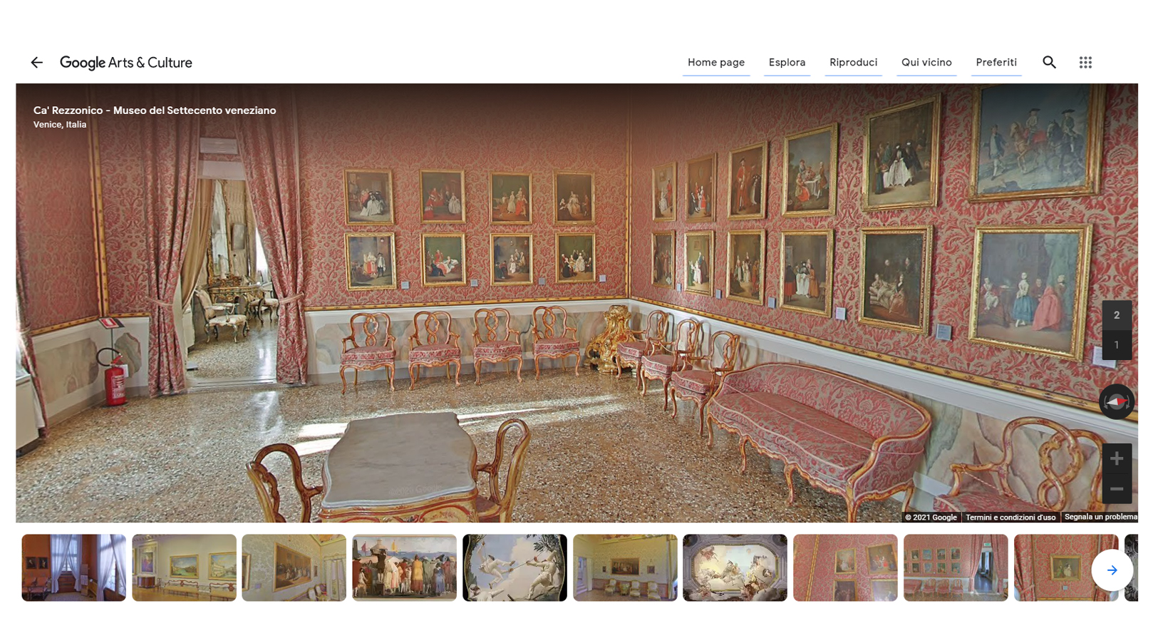 Virtual Tour Ca’ Rezzonico