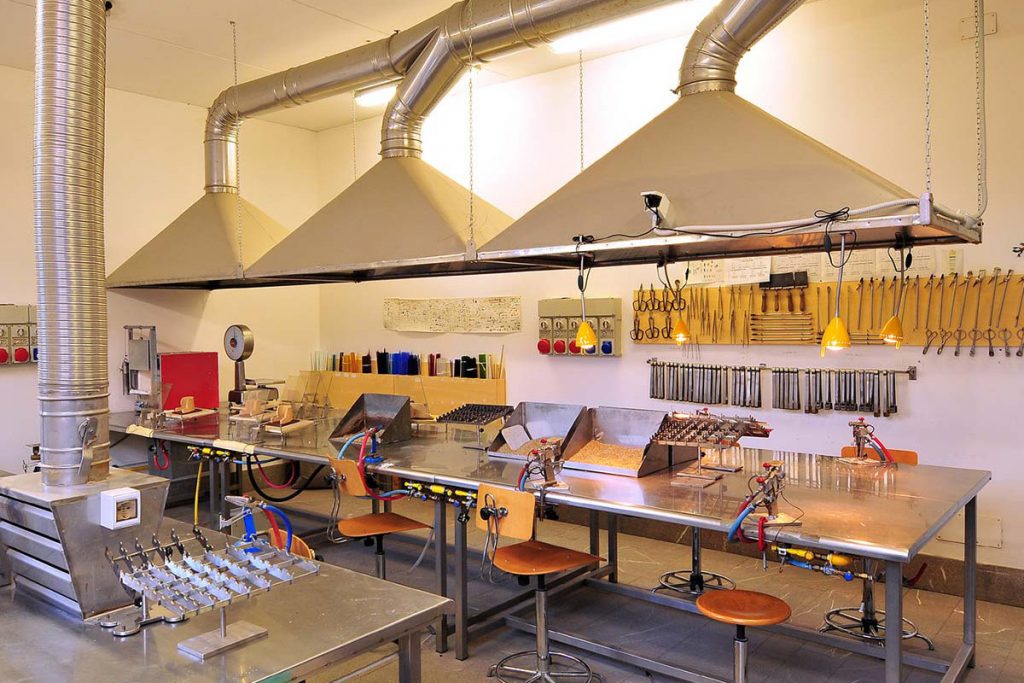 Sala della scuola del vetro