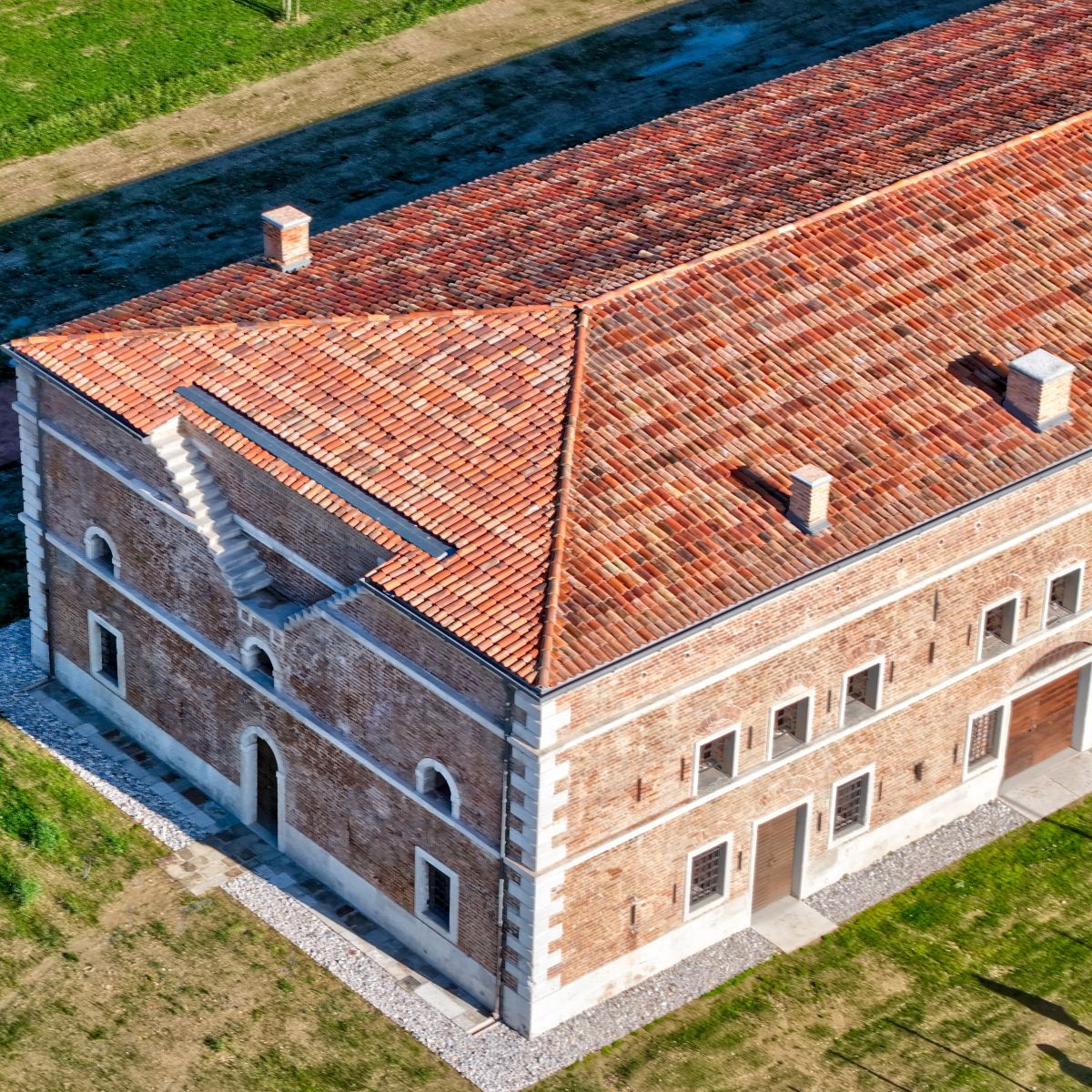 Veduta dall'alto della Casermetta est