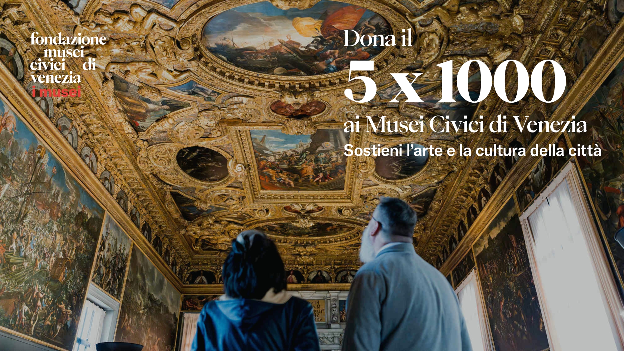 Grafica: dona il tuo 5x1000 ai Musei Civici di Venezia