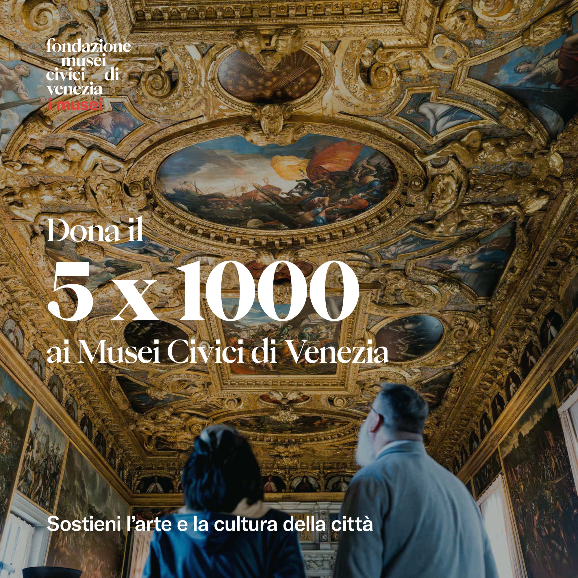 Grafica: dona il tuo 5x1000 ai Musei Civici di Venezia