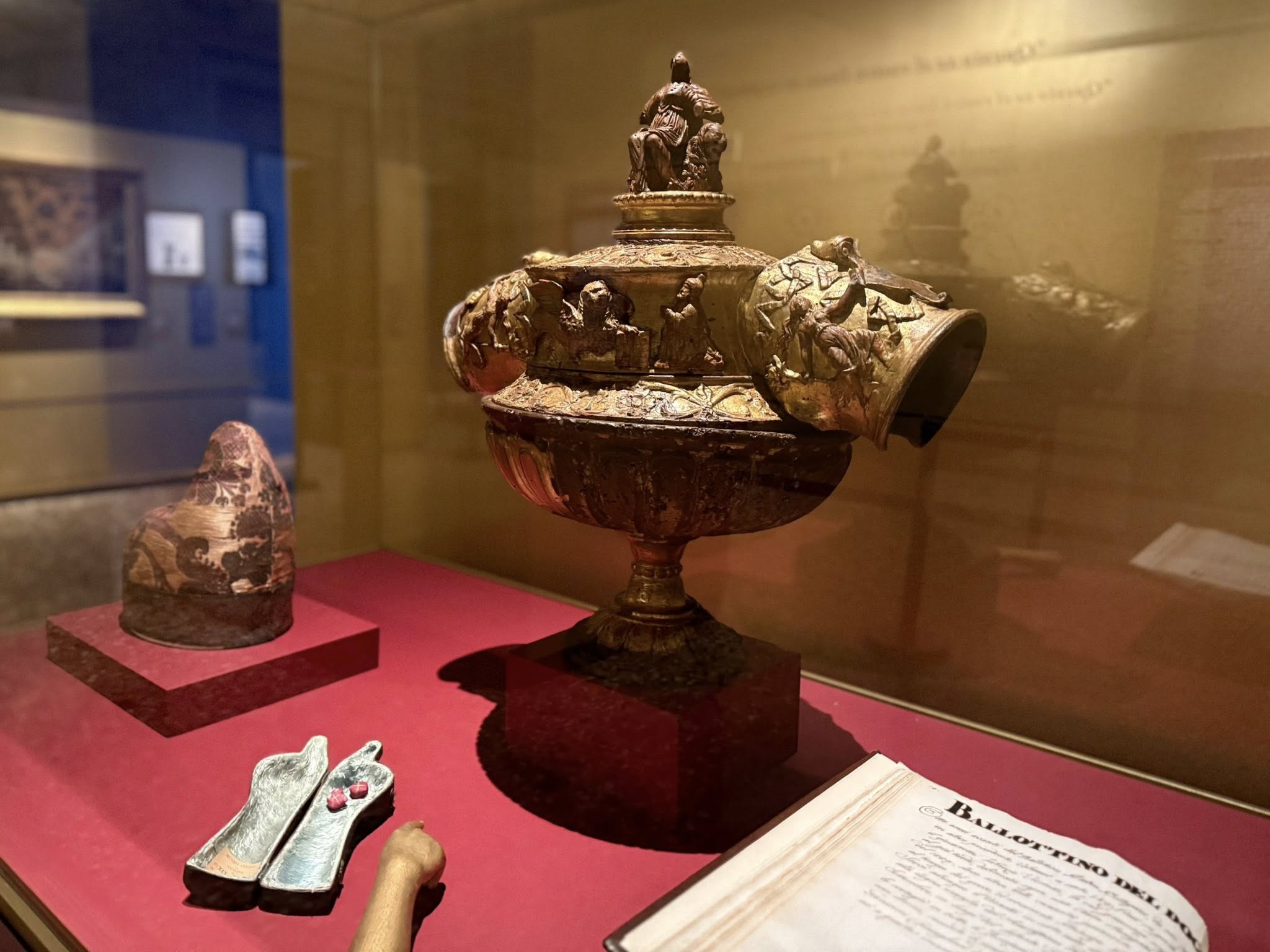 veduta della mostra La democrazia attraverso il diritto