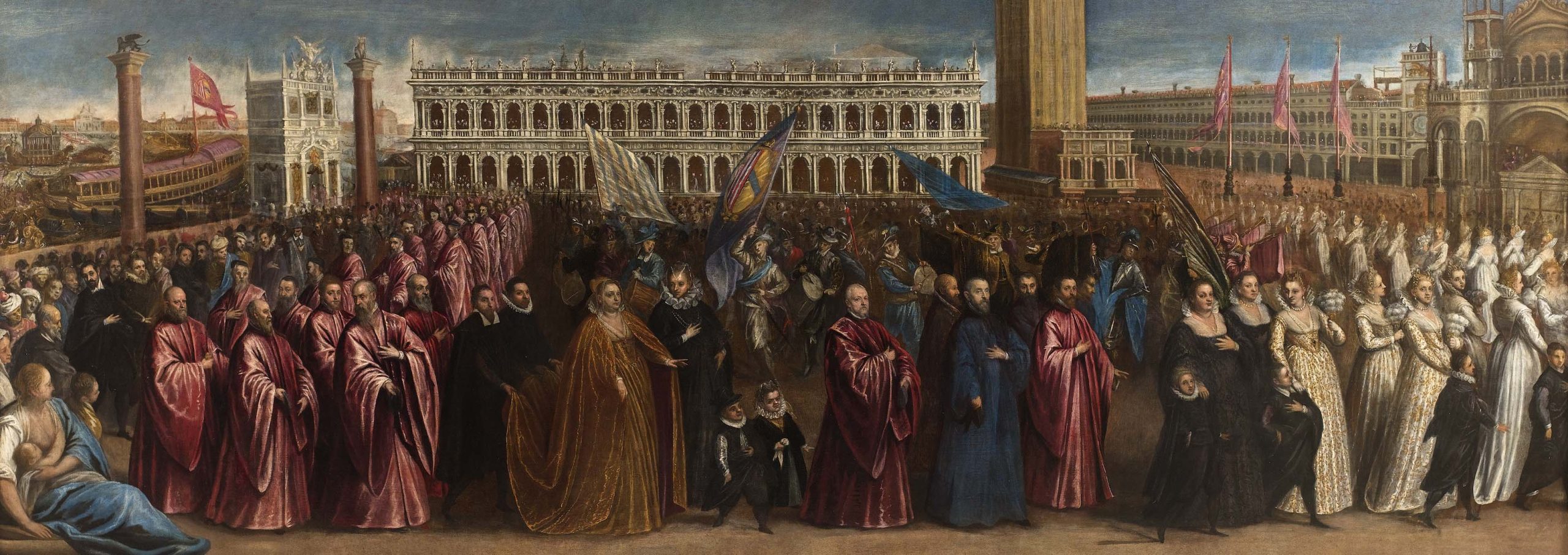 L’ingresso solenne a Palazzo Ducale della dogaressa Morosina Morosini Grimani di Andrea Michieli, detto il Vicentino